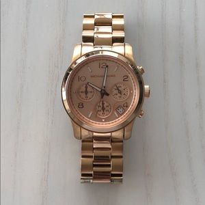 Michael Kors Runway Rose Gold Watch